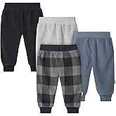 Gerber Baby Boys 4-Pack Microfleece Sweatpants