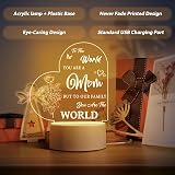 Buioata Gifts for Mum Engraved Night Light with Words USB Powered view 5