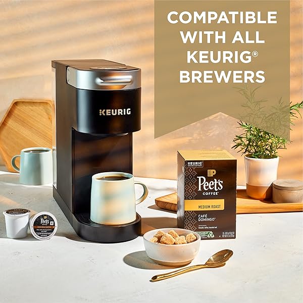 PEET’S COFFEE, MEDIUM ROAST KEURIG K-CUP PODS – SINGLE ORIGIN BRAZIL 32 COUNT (1 BOX OF 32 K-CUP PODS)