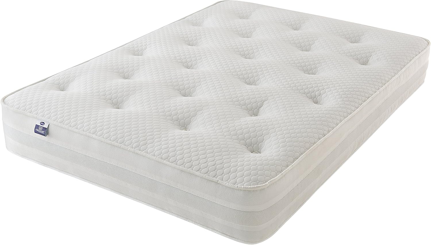 Silentnight 1400 Eco Comfort Mattress, White, Double (135 x 190 cm) - Image 3