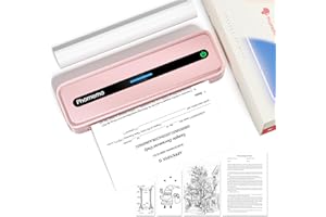 Phomemo Portable Printer Wireless for School/Travel/Home/Office, Back to School Supplies, Inkless Thermal Printer Supports 4 