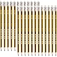 M&G Wood-Cased 2B Pencils, 24 Pack Pre-Sharpened Pencils with Top Erasers, Cute Pencils for Kids, Bulk Pencils for School Teacher Supplies, Writing, Drawing and Sketching