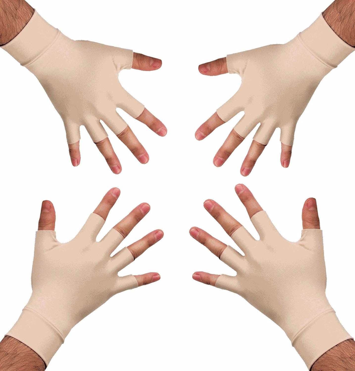 Medipaq AntiArthritis Health Therapy Gloves 2 x Pairs Increased