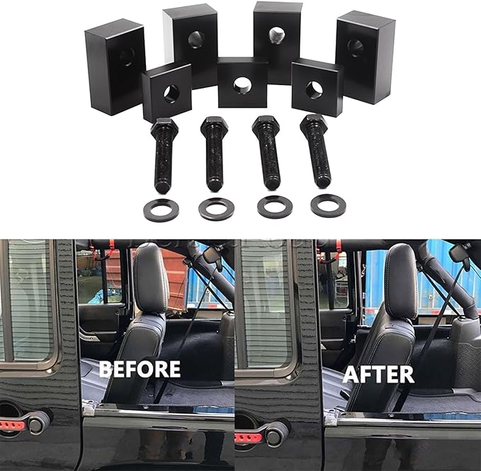 20072018 Jeep Wrangler JK JL Unlimited (4 Door) Aluminum Rear Seat