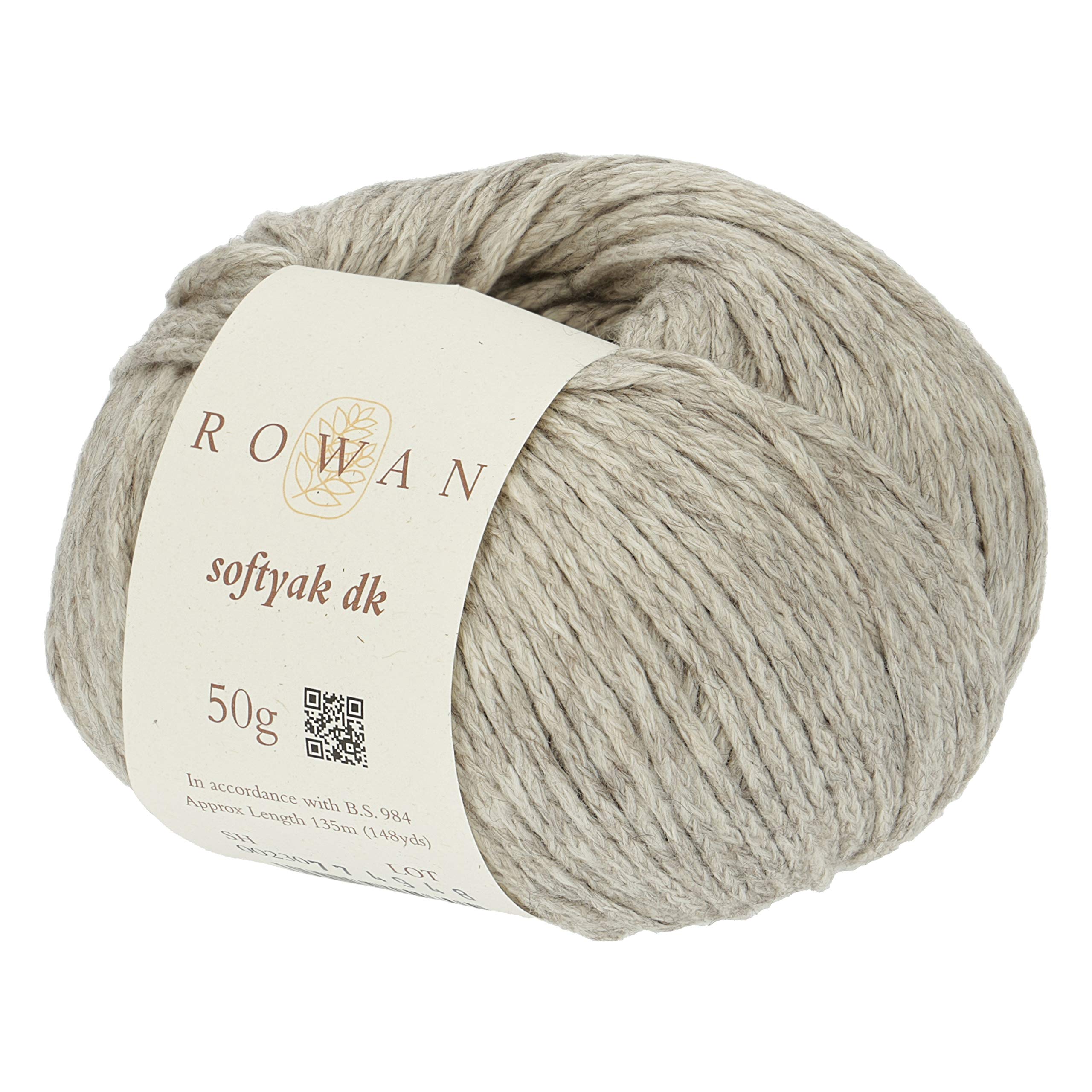 Rowan Sopftyak DK Cream 76% Cotton, 15% Yak, 9% Nylon Yarn - 50g