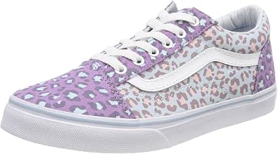 Amazon.com: Vans Kids Old Skool (2 tonos leopardo) bebé azul/difusa  orquídea vn0 a38hbr5l niños zapatos, Azul, 11.5 niño M : Ropa, Zapatos y  Joyería