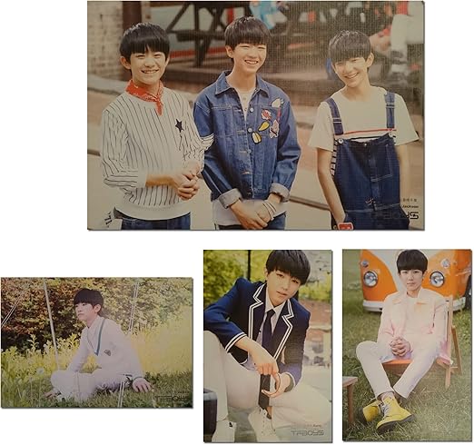 Amazon Co Jp Tfboys 15年オフィシャル壁紙 B版 4枚1組 並行輸入品 ホビー 通販