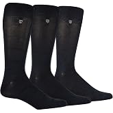 Chaps Men's Super Soft Dress Crew Socks - 3 &amp; 6 Pairs - Patterns and Textures
