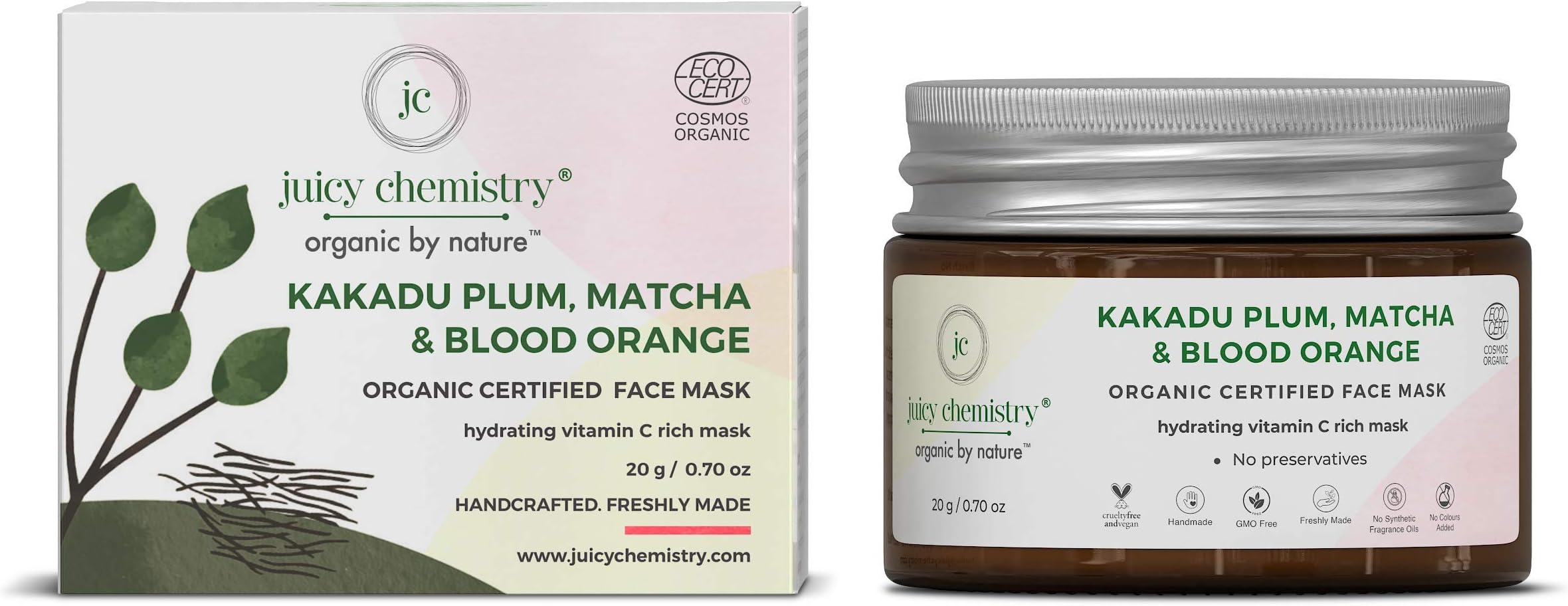 Kakadu Plum, Matcha and Blood Orange Face Mask