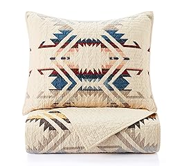 PENDLETON White Sands Twin Quilt Bedding Set with 1