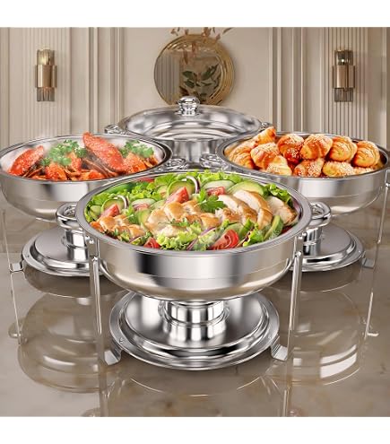 Amazon.com: Adcraft 8 Qt Lafayette Chafer Set with Stainless Steel
