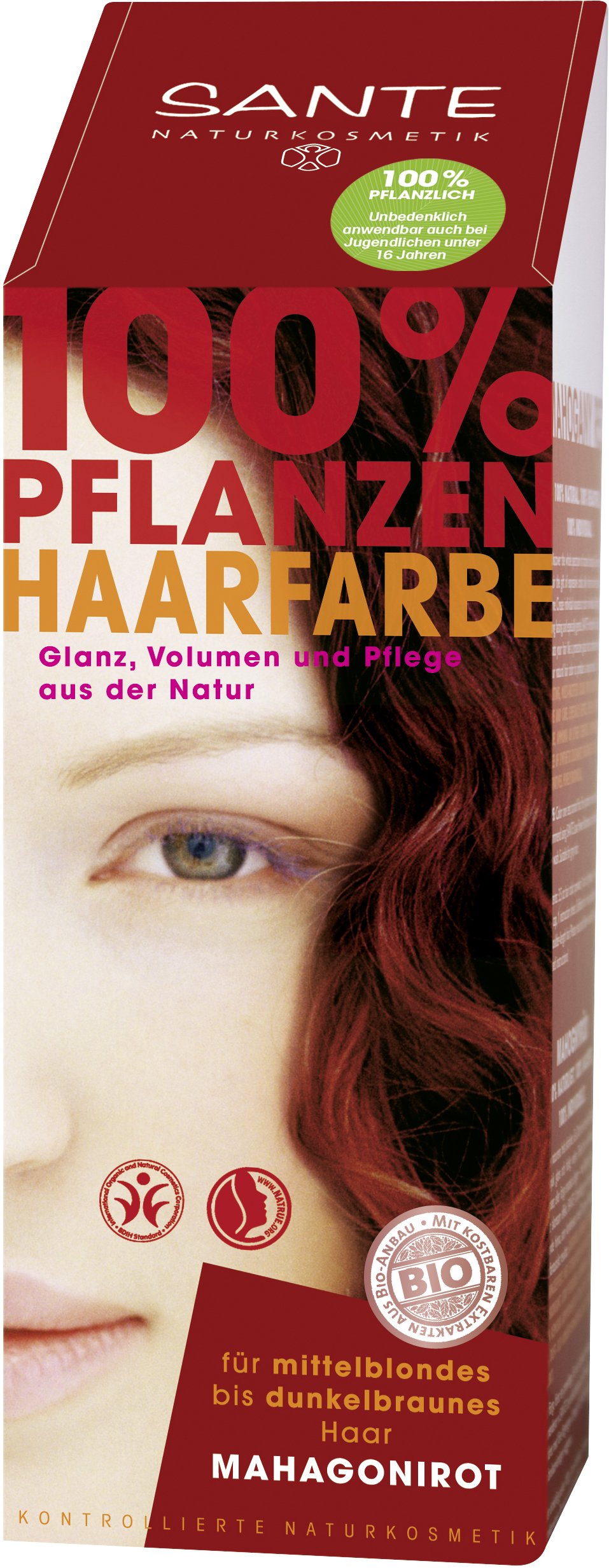 Sante Naturkosmetik Herbal Hair Colour Powder (100 g)