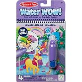 Melissa &amp; Doug Water Wow! Reusable Water-Reveal Coloring Activity Pad Travel Toy &ndash; Unicorn - FSC Certified