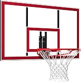 Spalding Basketball Hoop | Backboard and Rim Combo | Mounts to Roof, Pole or Wall