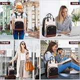 LOVEVOOK Laptop Backpack 15.6 Inch Waterproof Anti-Theft USB Port Black view 5