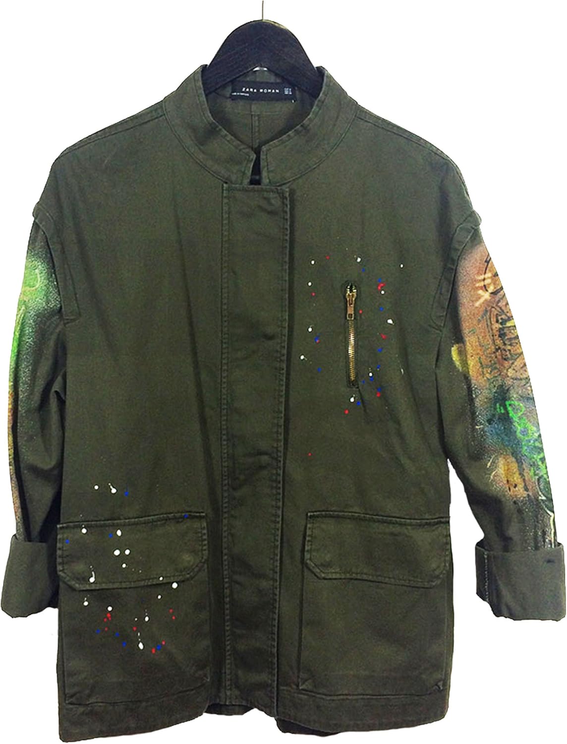 graffiti jacket zara