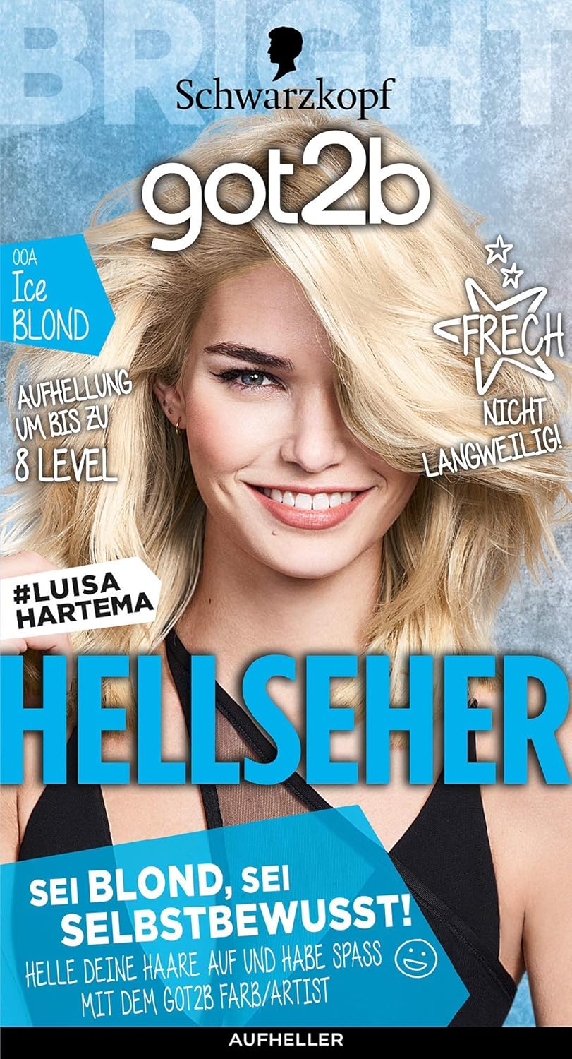 Schwarzkopf Got2b Hellseher Hair Colour 00a Ice Blonde 143 Ml Pack Of 3 Amazon De Beauty
