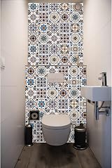 Moroccan Tile Stickers 24pcs 15x15cm Waterproof Self Adhesive Kitchen Bathroom view 8