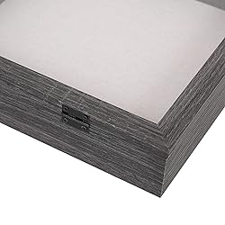 DEMAIKE 10x10 Shadow Box Frame with Linen