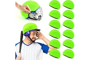 EcoBrisa 12Pcs Football Helmet Covers Bright Colors Scrimmage Helmet Cap with Anti Slip Strips for Youth Adult Football Pract