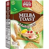 Snacktery Multigrain Melba Toast Crackers - Thin and Crispy Flatbread Crackers - Mini Toasts for Dips, Spreads, Salads - 7 Oz