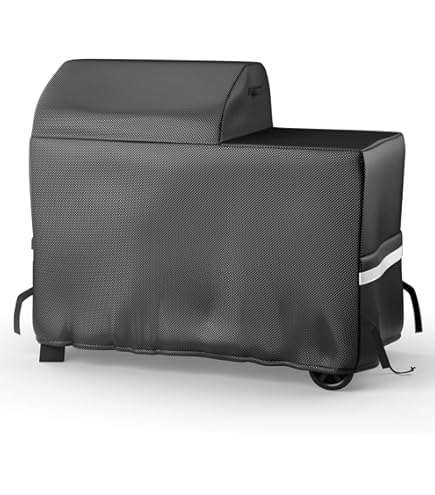 Heavy Duty 600D Polyester Grill Cover For Traeger Woodridge Pro & Elite - Waterproof, Windproof With Straps