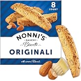 Nonni's Originali Almond Biscotti, Italian-Style Gourmet Cookies, 8ct
