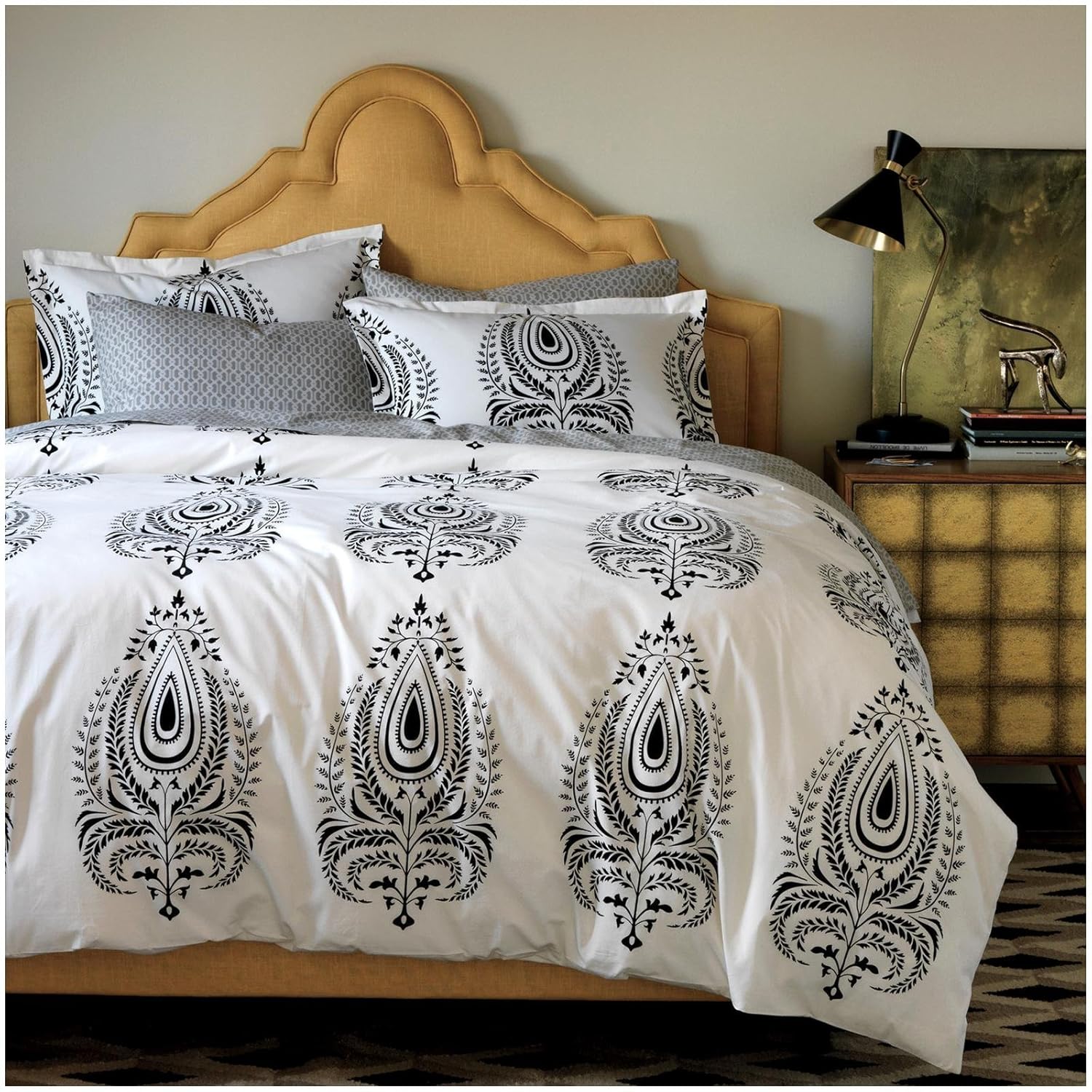 Buy Dwell Studio Esha Ink Duvet Cover Full Queen Online At Low