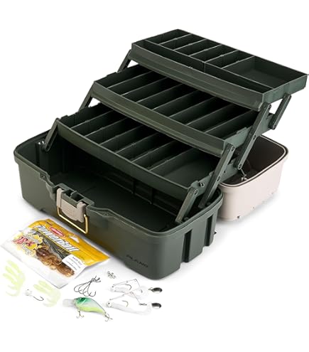 Amazon.com : Plano 1348 Satchel with Lift Out Tray : Fishing Tackle Boxes :  Sports & Outdoors