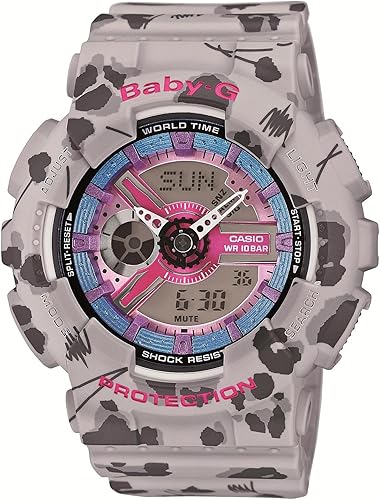 casio baby g leopard