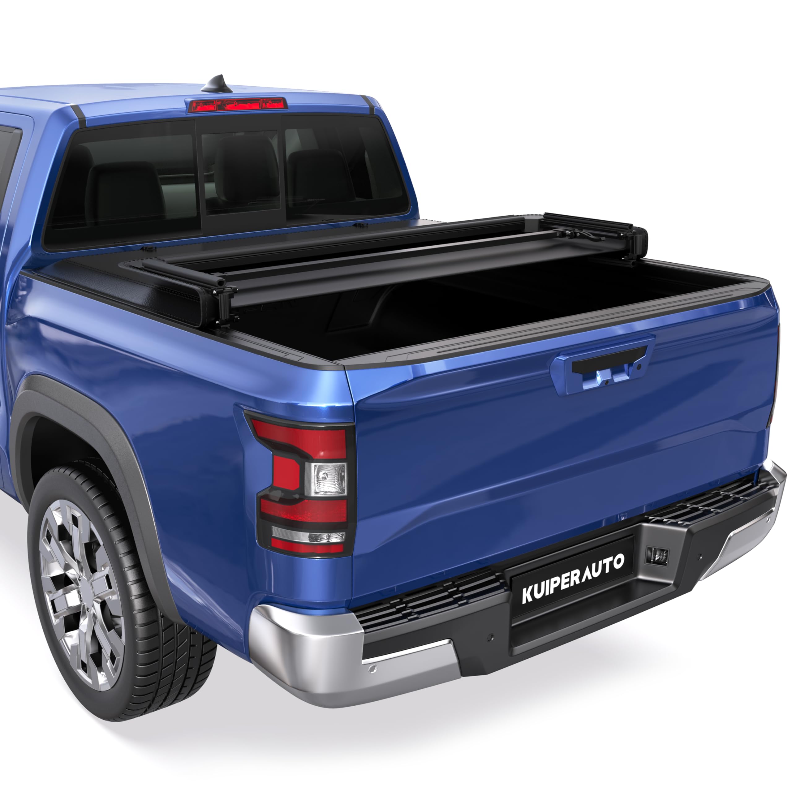 Photo 1 of KUIPERAUTO 6FT Soft 3-Folding Tonneau Cover Compatible for Nissan Frontier 2005-2026 Fleetside Truck Bed Cover Waterproof On Top Tri Fold 72Inch
