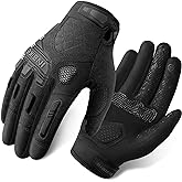 INBIKE MTB Mountain Bike Gloves Touchscreen with Thicken EVA Padded & TPR Knuckle Protection for BMX MX ATV Motorcycle