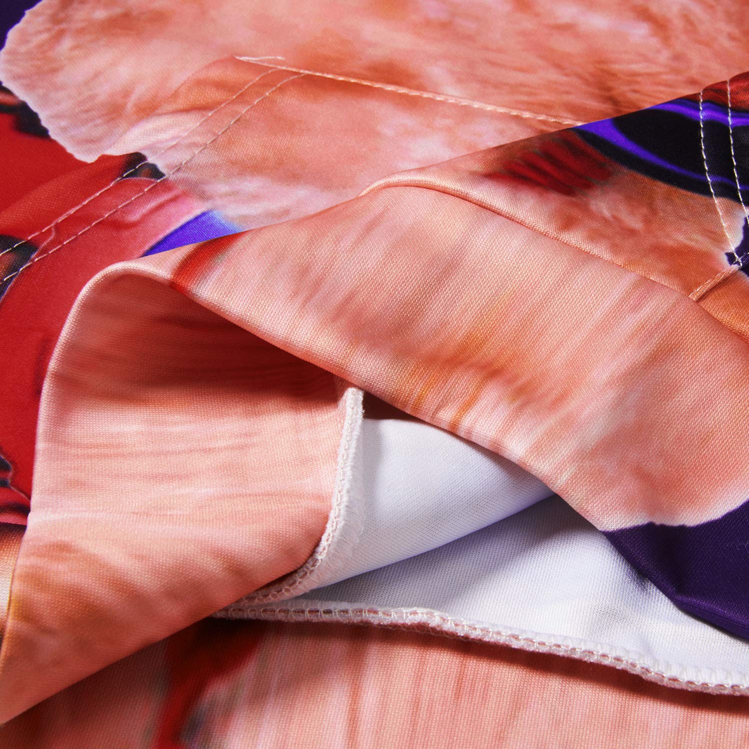 Loveternal Unisex 3D Music Cat Printed Pullover Hoodie Baseball Sweatshirt with Kangaroo Pouch XXL