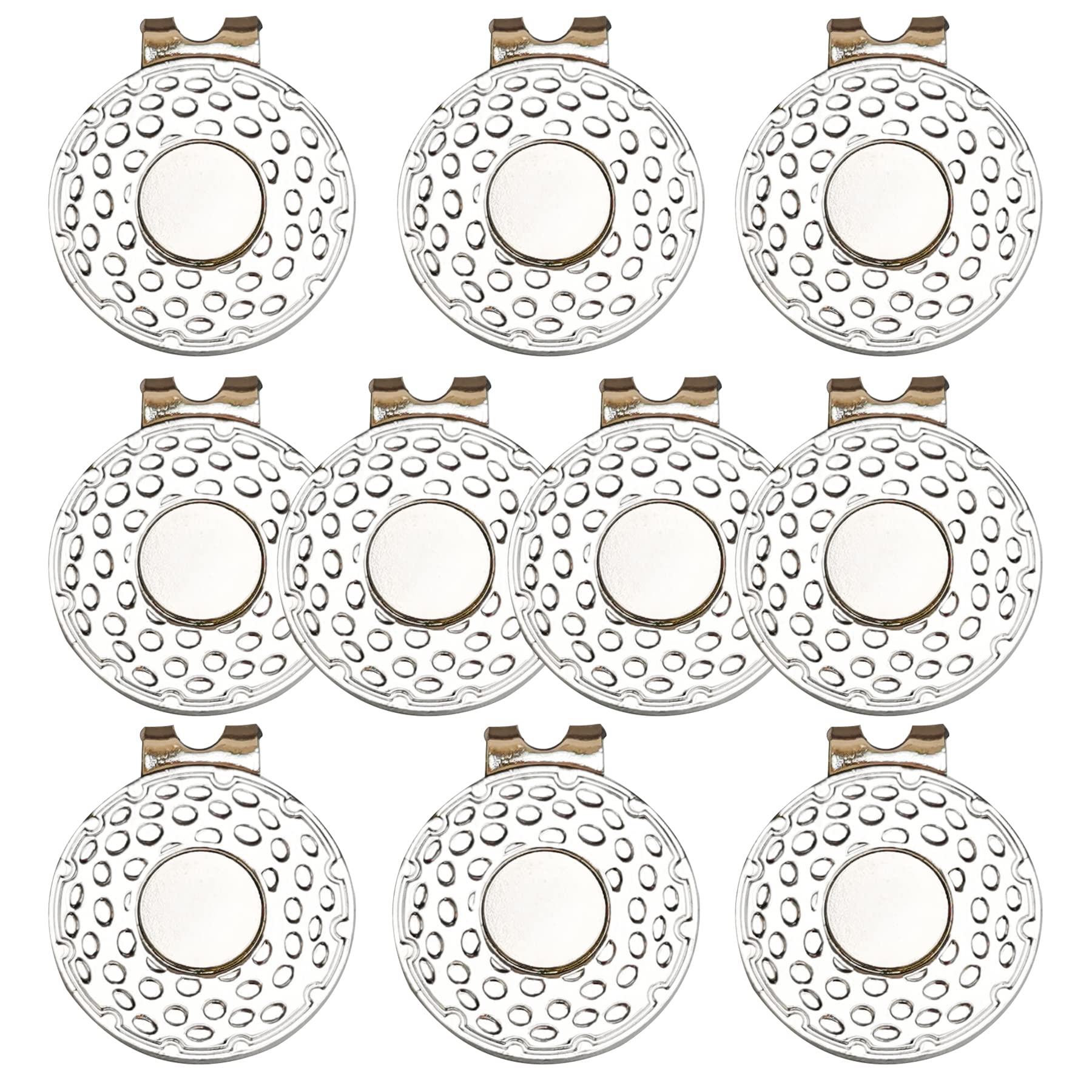 Eshan Magnetic Golf Hat Clips 10 Pack Golf Ball Marker Holder Men Women Golfer Gifts Golf Sports Court Accssories For Golf Gloves Hats Bags Caps Visor Belt Pocket Lot