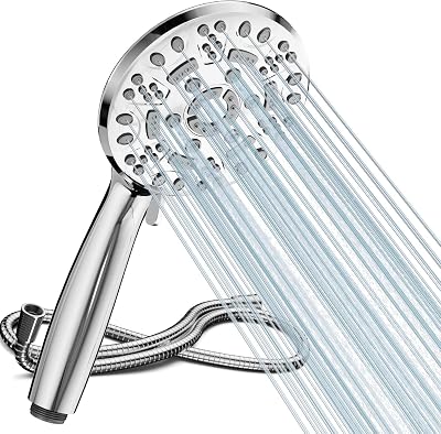 Cobbe High Pressure Shower Head and Hose Set 8 Modes 1.5M Universal