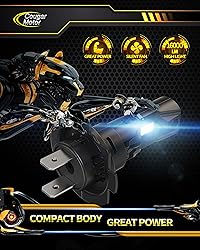 Cougar Motor H7 LED Bulbs, 1:1 Size H7 Lights Bulb