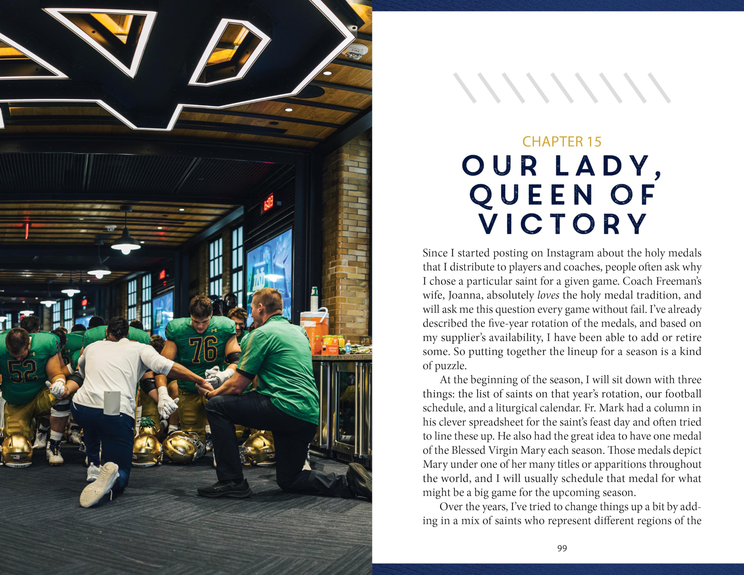 Pray Like a Champion Today: Sacred Stories from the Sidelines of Notre Dame Football