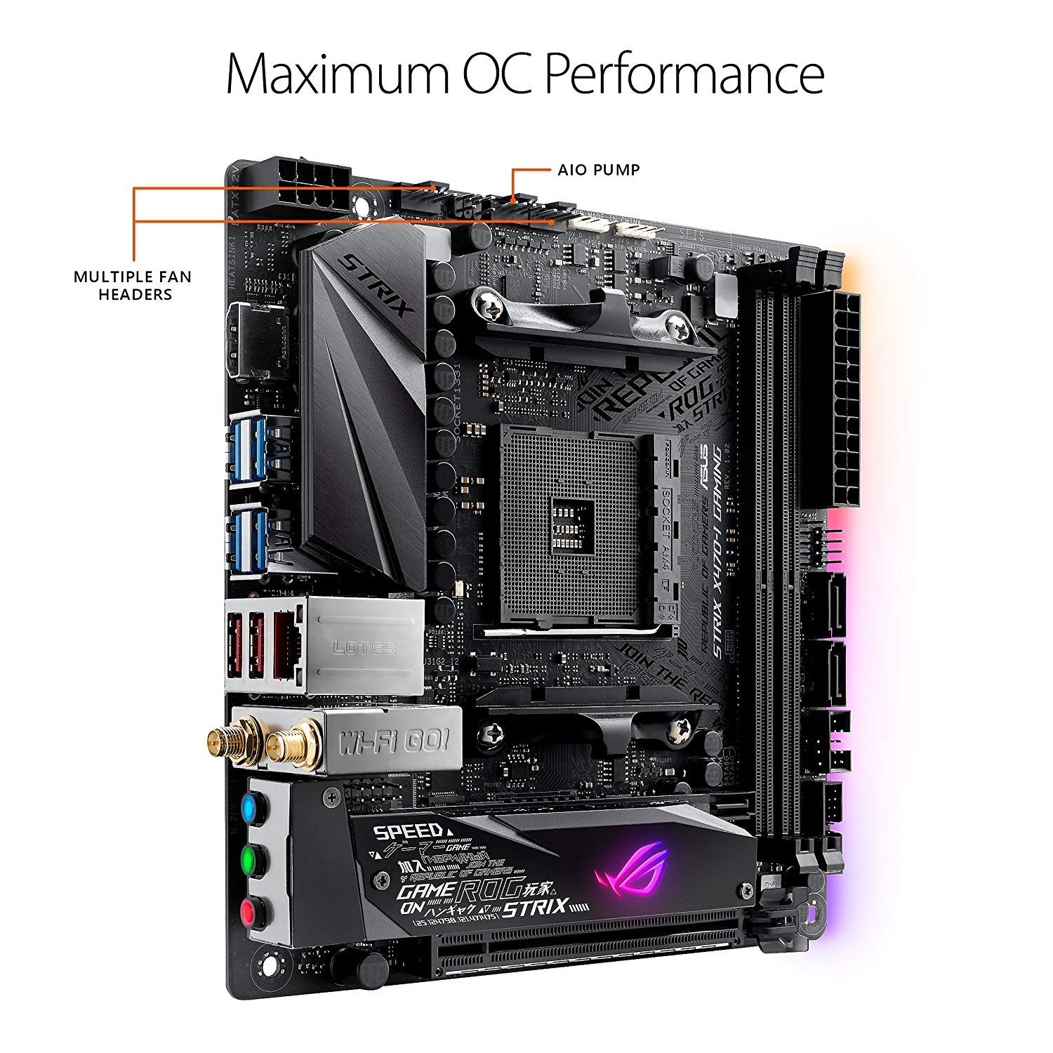 Amazon.com: ASUS ROG Strix X470-I Gaming AMD Ryzen 2 AM4 DDR4