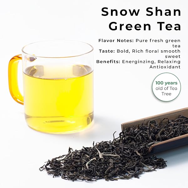 SACHS TEA 1773 HERITAGE GREEN TEAS ASSORTMENT, TEA SAMPLER | HIGH CAFFEINE & RICH FLAVOR – STRONG AND SMOOTH – SUGAR-FREE, NON-GMO, KETO| INDIVIDUALLY WRAPPED TEA BAGS