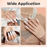 Modelones Builder Gel Milky White 15ML 8-in-1 LED Base Color Gel Builder view 2