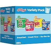 Kellogg's Frosted Flakes Froot Loops Apple Jacks Corn Pops Variety Pack Cereal 13.2 oz 8 Count