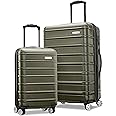Samsonite Omni 2 Hardside Expandable Luggage with Spinner Wheels, Vita Olive, 2-Piece Set (Carry-on/Medium)