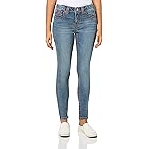 True Religion Women's Jennie MID Rise Skinny Pick Stitch Super T Jeans in Alondra Way