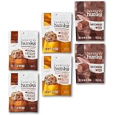 Heavenly Hunks Gluten-Free Vegan Oat Cookies, 3-Flavor Variety Pack, 6oz | 6 Pack | Oatmeal Chocolate Chip, Peanut Butter Chocolate &amp; Brownie Bites, Soft-Baked, Non-GMO, Dairy-Free, Real Ingredients