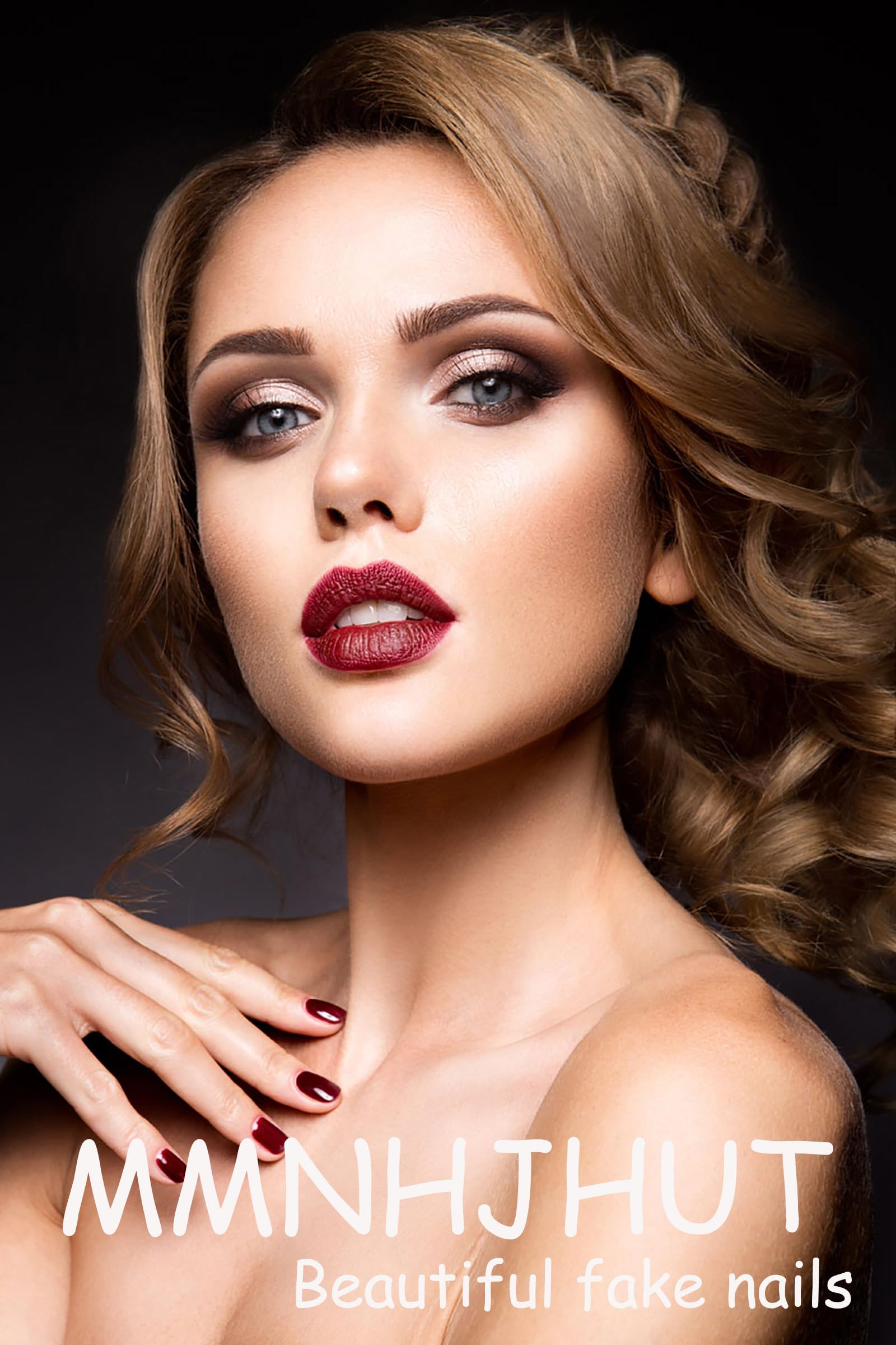 24Pcs Colorful Flower Press-On Nails - Short, Square, Fake, Spring-Summer Nail Art Set, Light Pink Acrylic, Full Cover Glossy False Nails for Women & Girls - Image 7