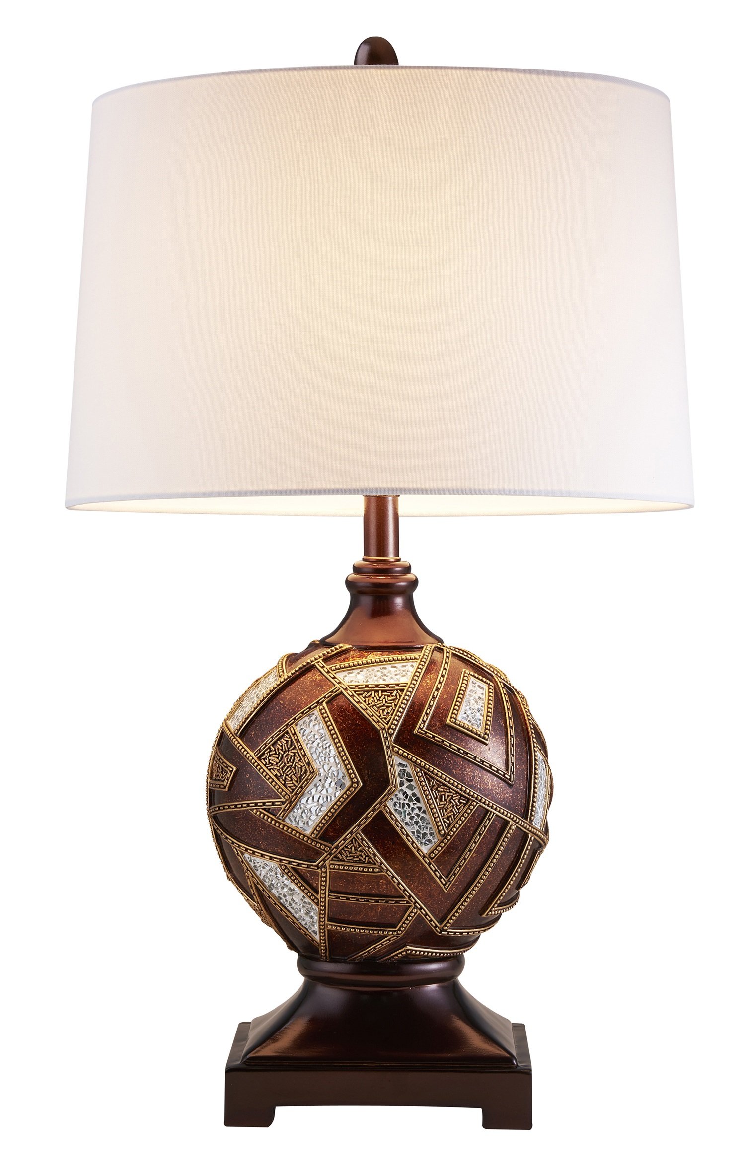OK Lighting OK-4280T 29.75" H Polymosaic Table Lamp