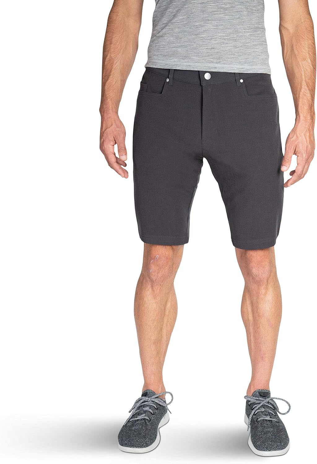 Woolly Clothing Men's Merino Wool Longhaul Shorts at  Men’s Clothing store