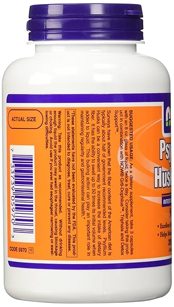 PSYLLIUM HUSK 500 MG 200 CAPSULES (PACK OF 2)