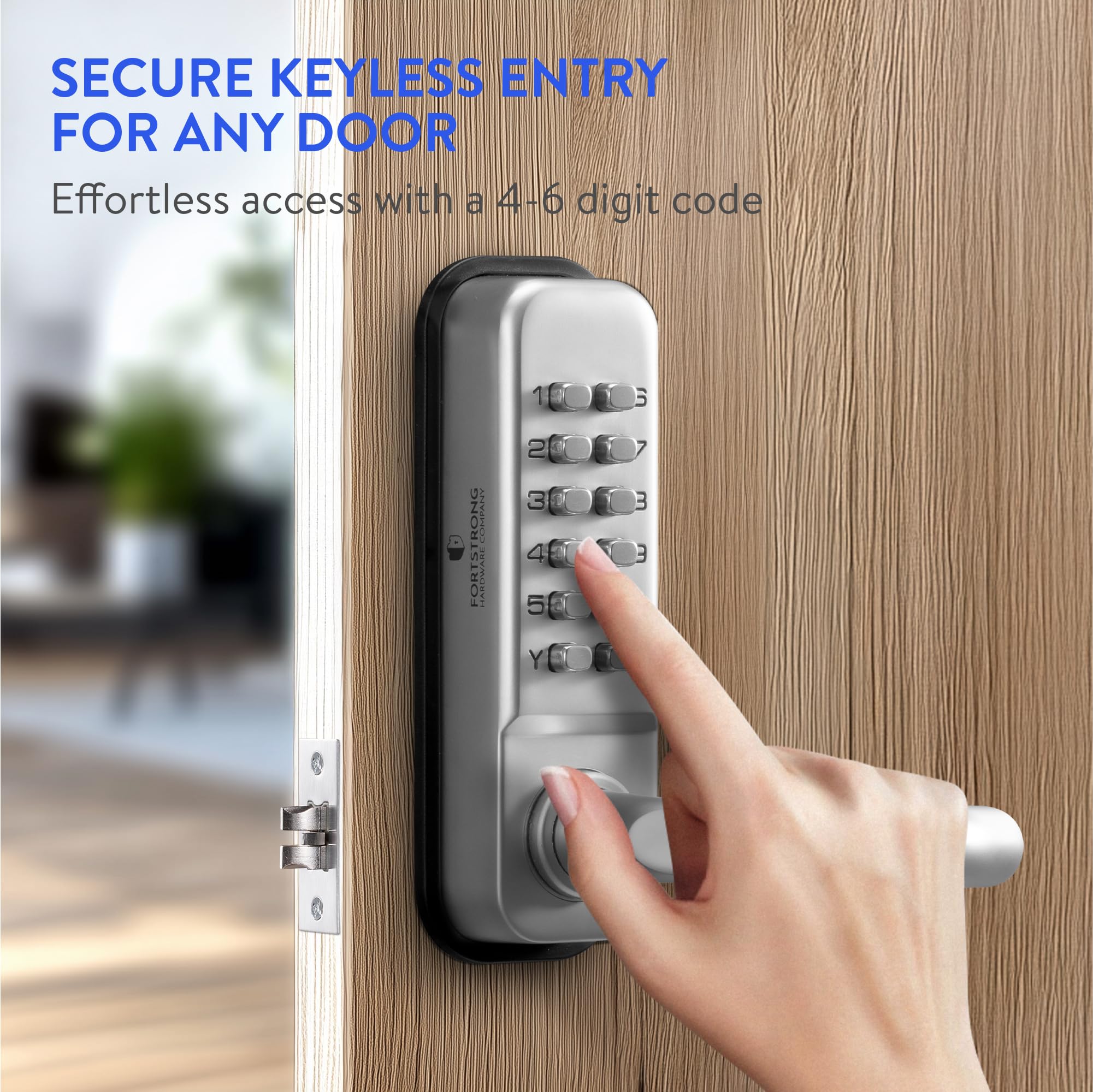Fortstrong Mechanical Door Lock - Keyless Entry