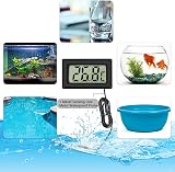 Thlevel Digital Reptile Thermometer Fridge Temperature Probe 4 Pack Black view 5